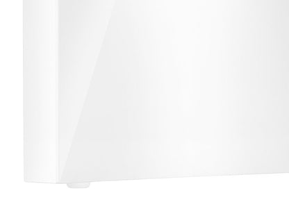 60" White Computer Desk With Two Drawers HomeRoots