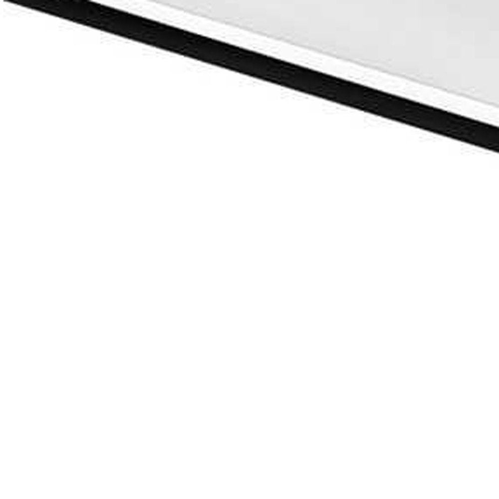 60" White and Black L Shape Computer Desk With Three Drawers HomeRoots