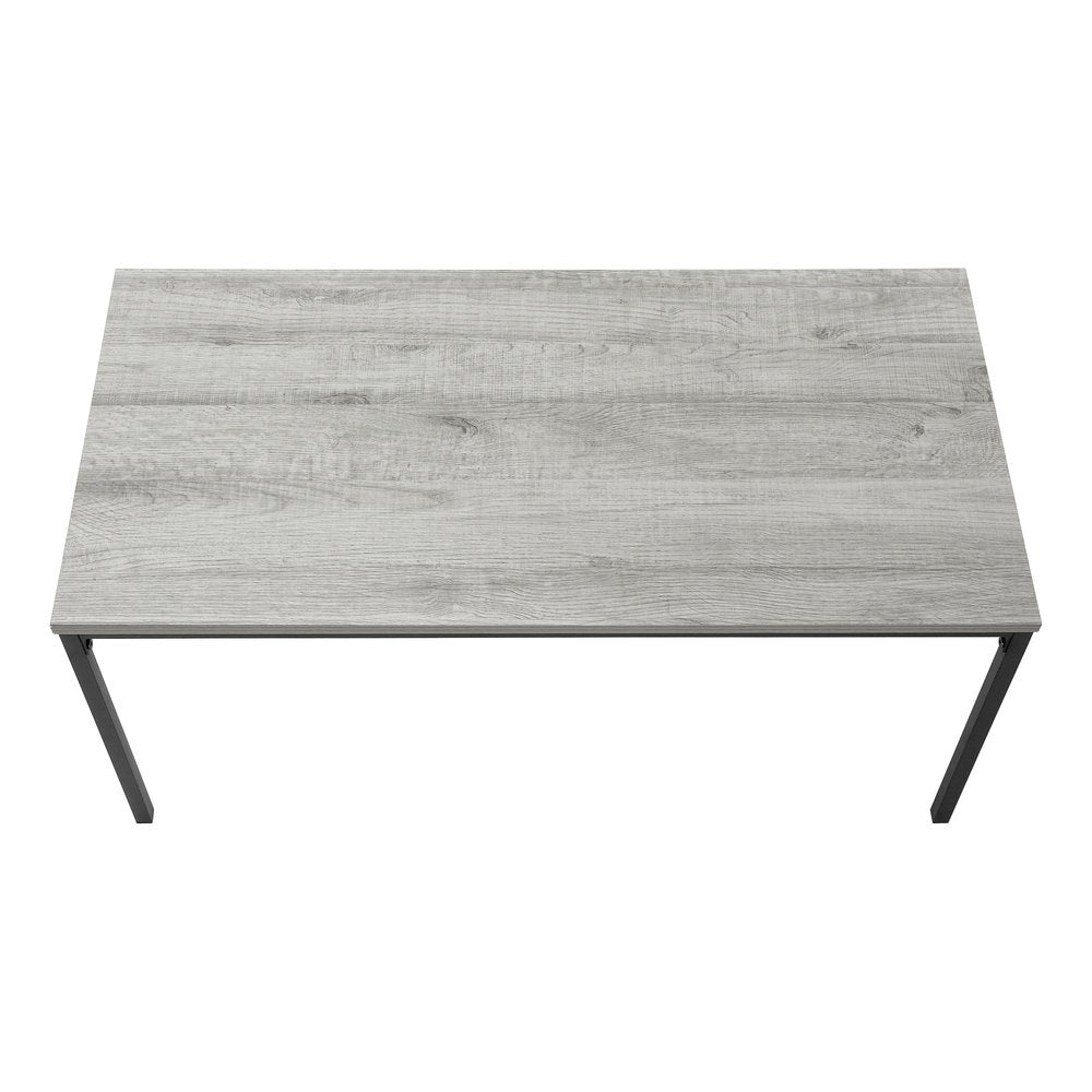40" Gray And Black Wood And Metal Coffee Table HomeRoots