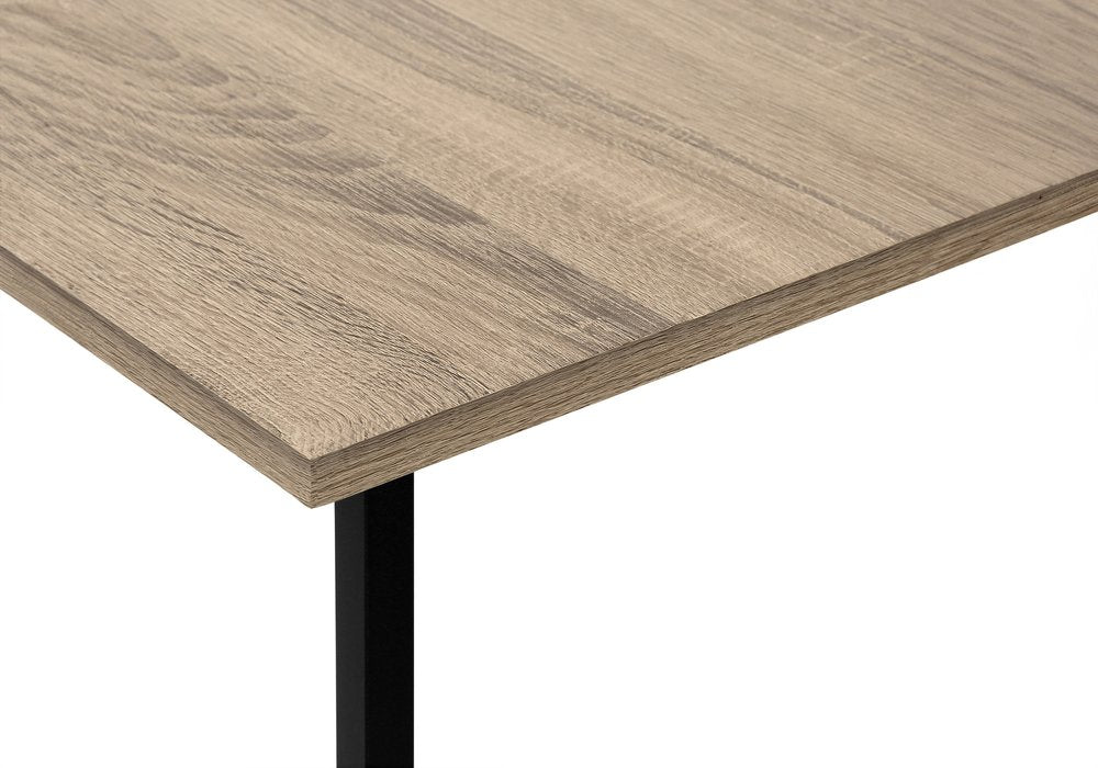 40" Taupe And Black Metal Coffee Table HomeRoots