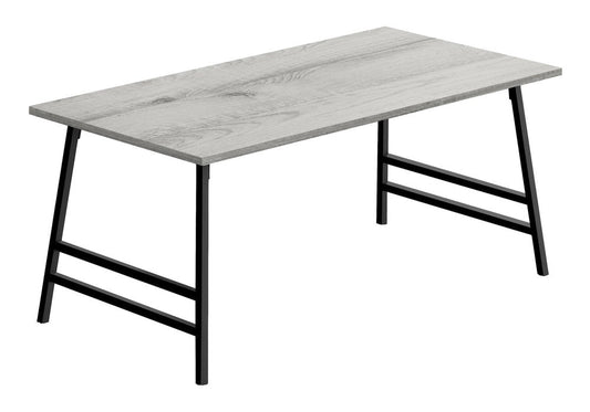 40" Gray And Black Metal Coffee Table HomeRoots