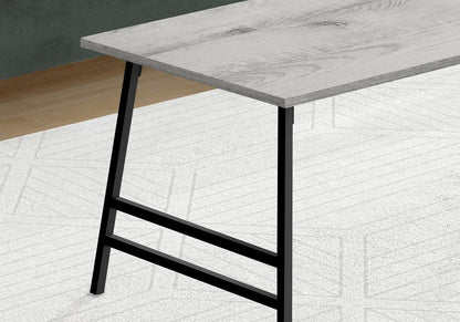 40" Gray And Black Metal Coffee Table HomeRoots