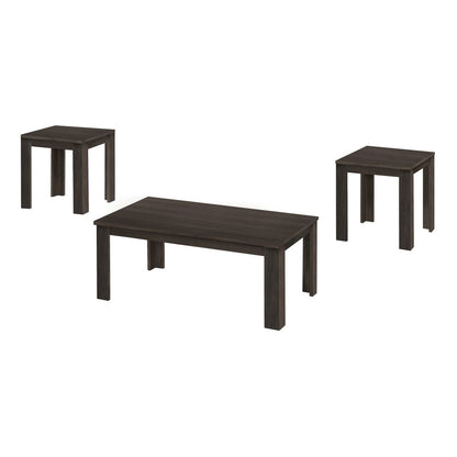 Set of Three 44" Oak Coffee Table HomeRoots
