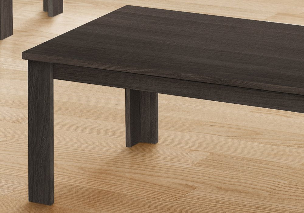 Set of Three 44" Oak Coffee Table HomeRoots