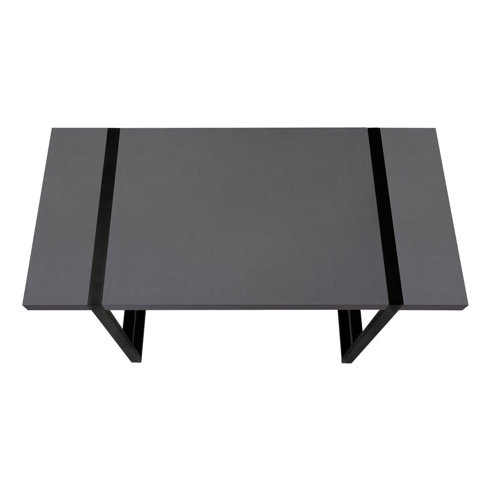 49" Gray and Black Computer Desk HomeRoots