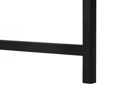 58" Espresso and Black L Shape Computer Desk HomeRoots