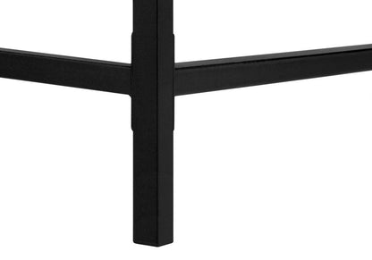 47" Gray and Black Wood and Metal H-Shape Computer Desk With Two Drawers HomeRoots