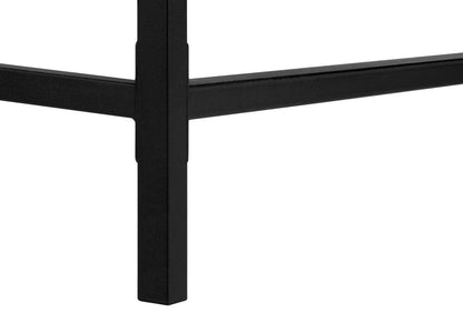 47" White and Black Wood and Metal H-Shape Computer Desk With Two Drawers HomeRoots