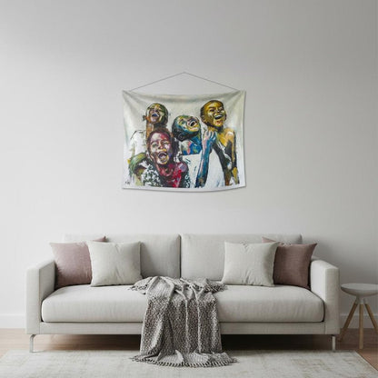 Julio Happy Kids Unframed Tapestry Wall Art HomeRoots