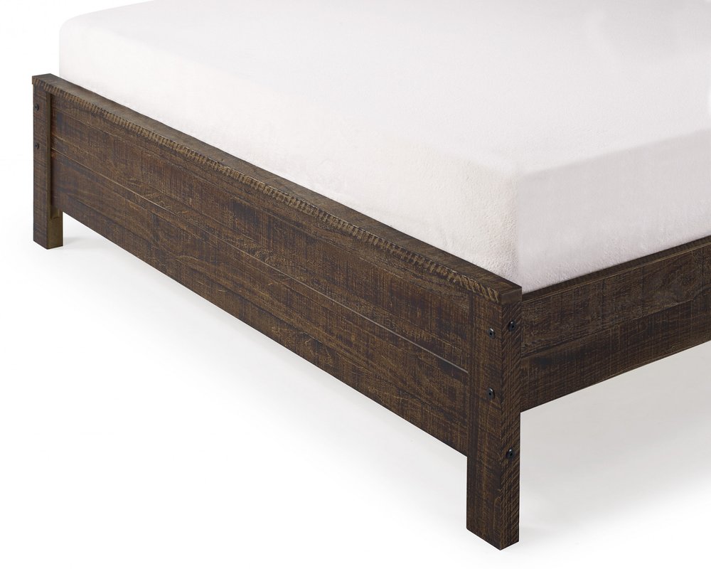 Espresso Solid Wood Twin Bed Frame HomeRoots