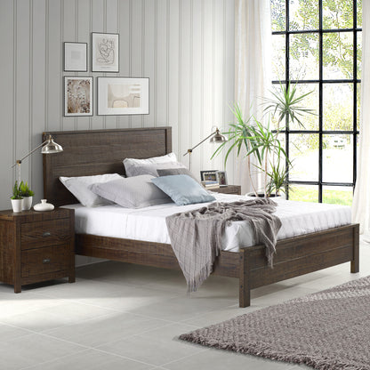 Espresso Solid Wood Twin Bed Frame