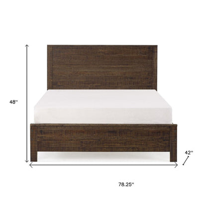 Espresso Solid Wood Twin Bed Frame HomeRoots