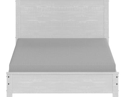 White Shiplap Texture Distressed Solid Wood Twin Bed Frame HomeRoots