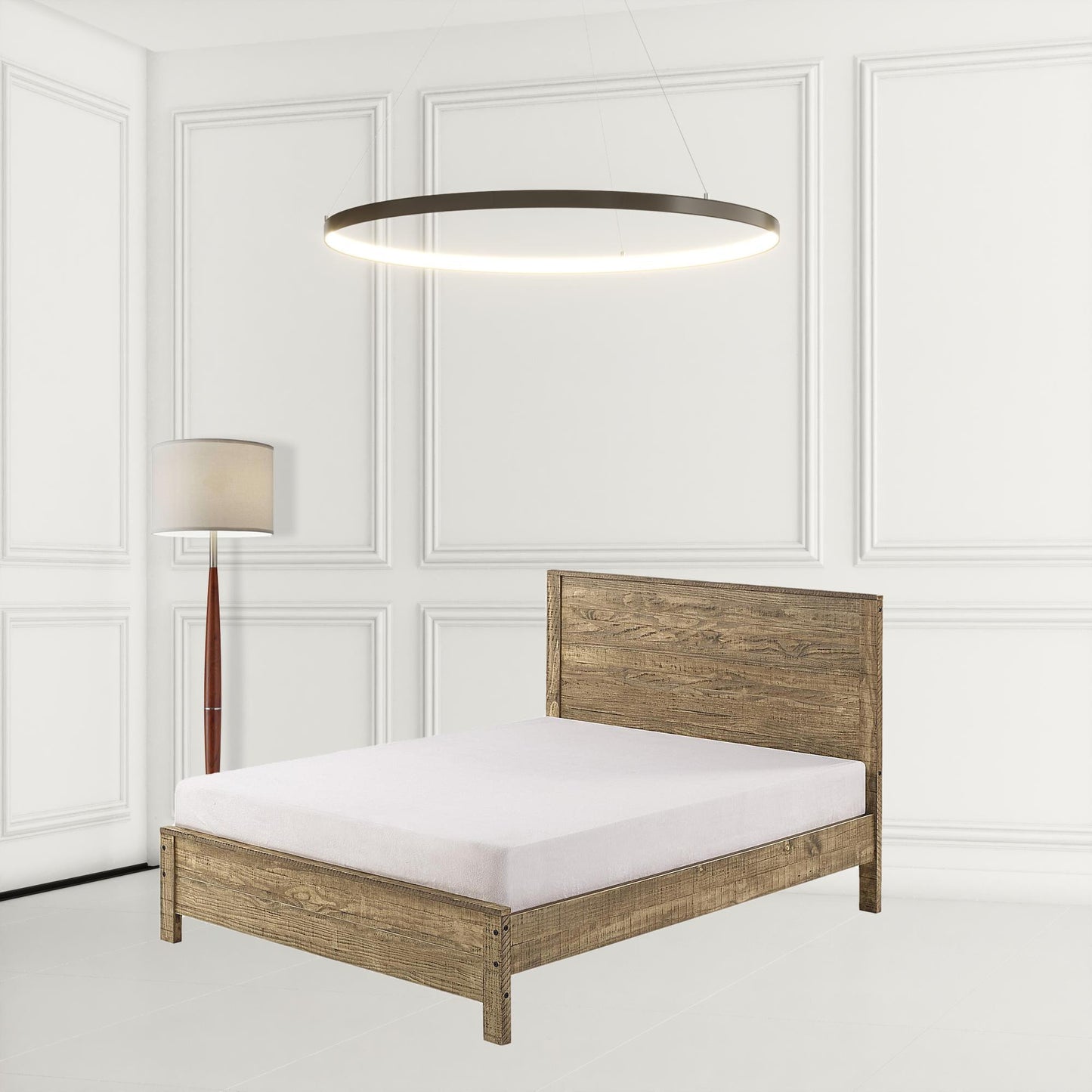 Espresso Solid Wood Twin Bed Frame