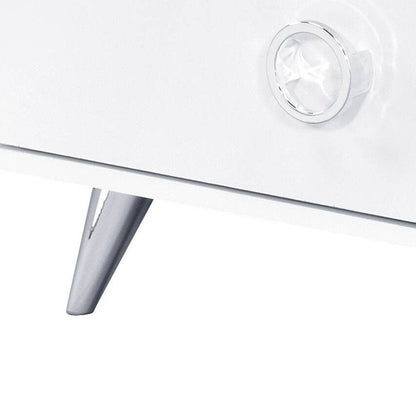 47" White Finish Manufactured Wood Six Drawer Double Dresser HomeRoots