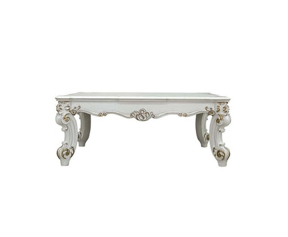 53" Pearl Wood Coffee Table HomeRoots