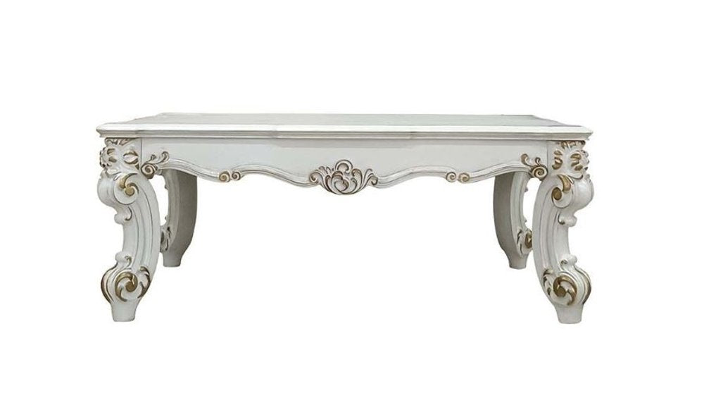 53" Pearl Wood Coffee Table HomeRoots