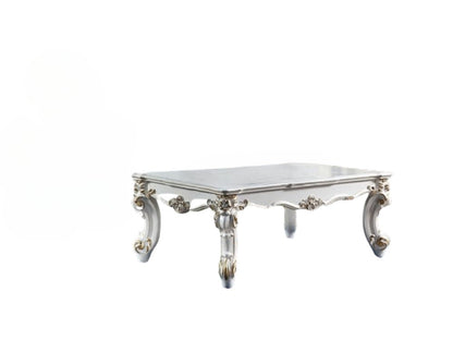 53" Pearl Wood Coffee Table HomeRoots