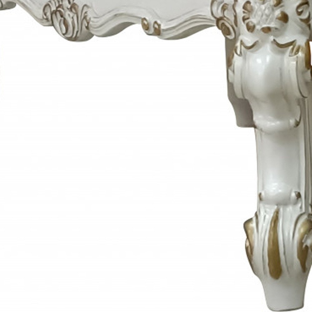 53" Pearl Wood Coffee Table HomeRoots