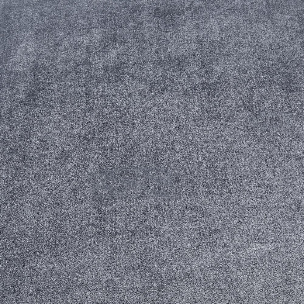 30" Gray Velvet And Silver Storage HomeRoots