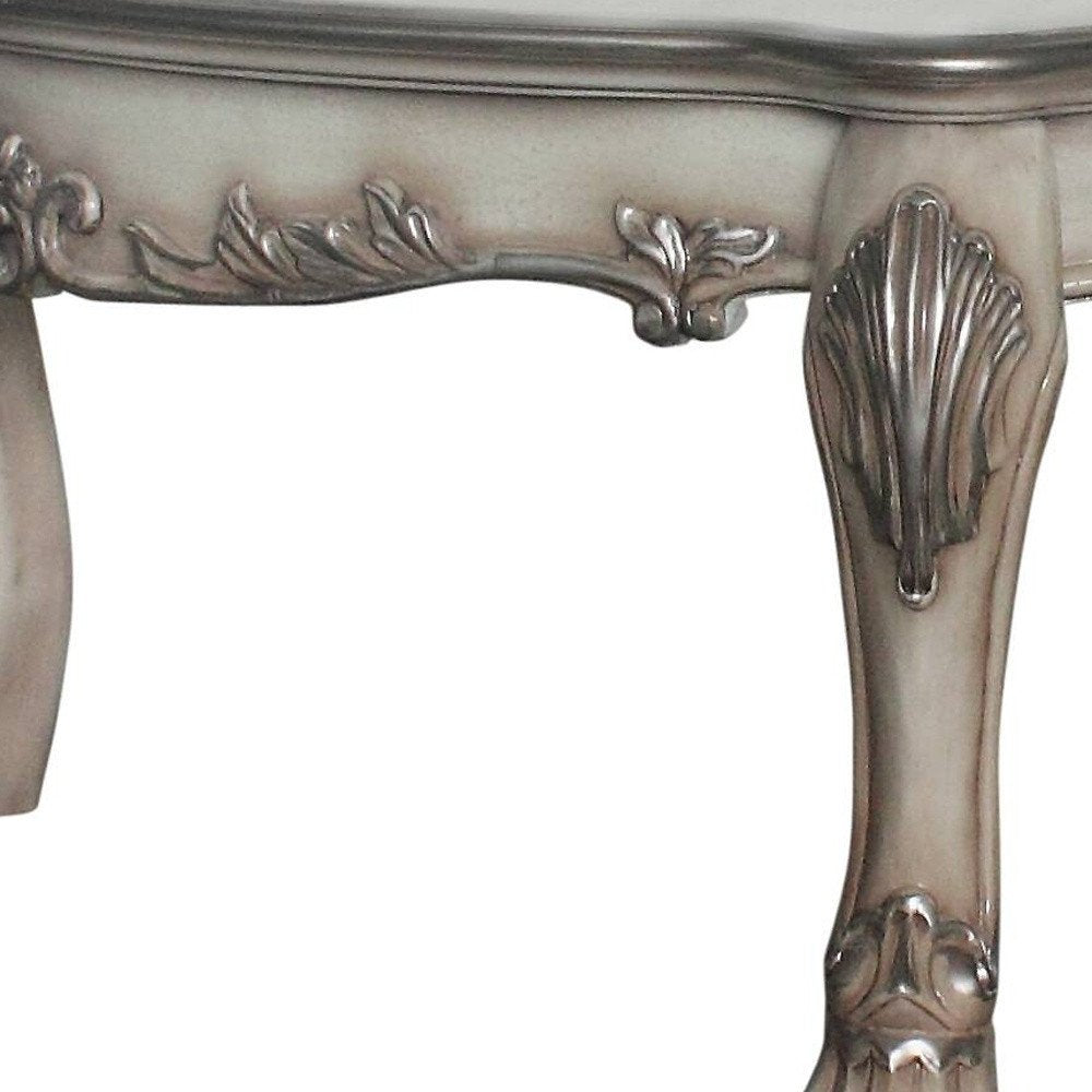 54" Bone Wood Coffee Table HomeRoots