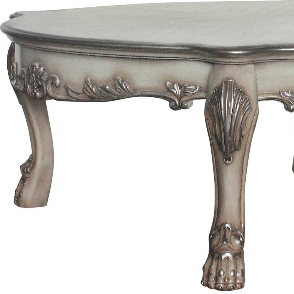 54" Bone Wood Coffee Table HomeRoots