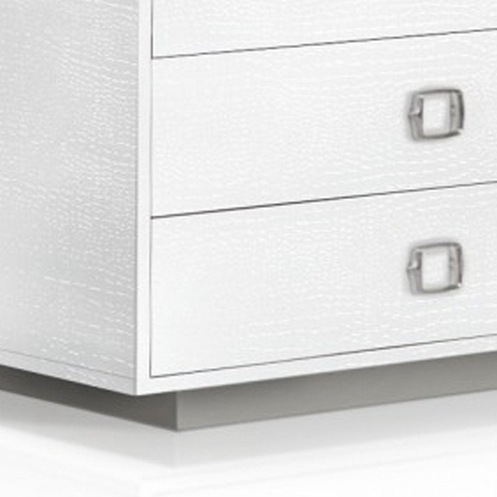 63" White Solid And Manufactured Wood Six Drawer Dresser HomeRoots