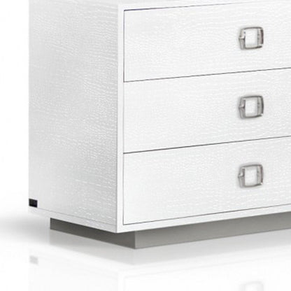 63" White Solid And Manufactured Wood Six Drawer Dresser HomeRoots