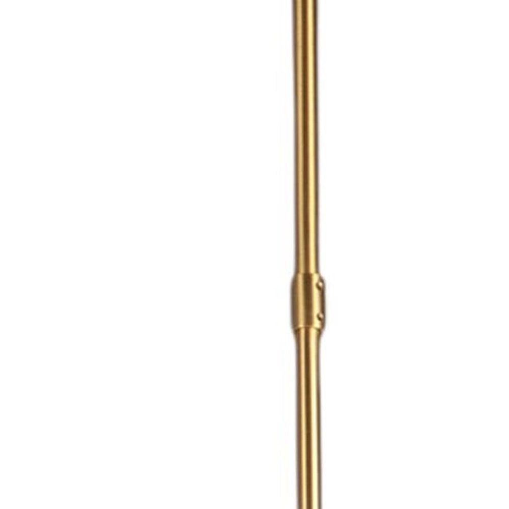 Brass Sputnik Six Light Metal Chandelier With White Shades — view 6