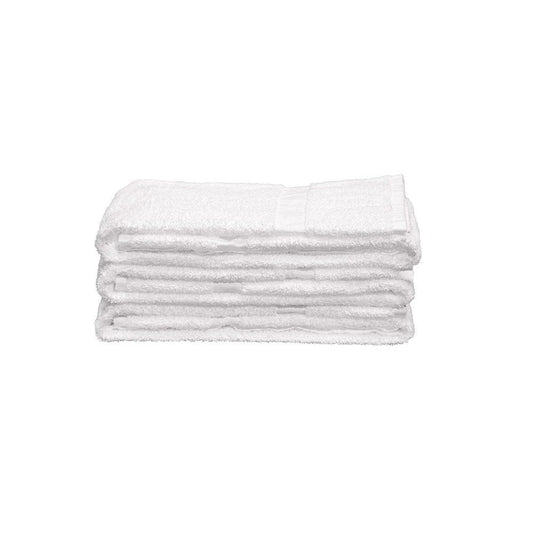 Set of Twelve White Cotton 15" X 25" Hand Towel Set HomeRoots