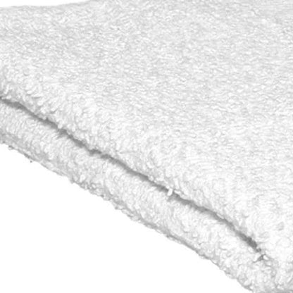 Set of Twelve White Cotton 15" X 25" Hand Towel Set HomeRoots