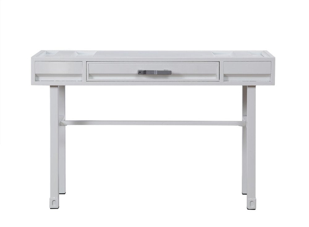 47" White Iron Vanity Table HomeRoots
