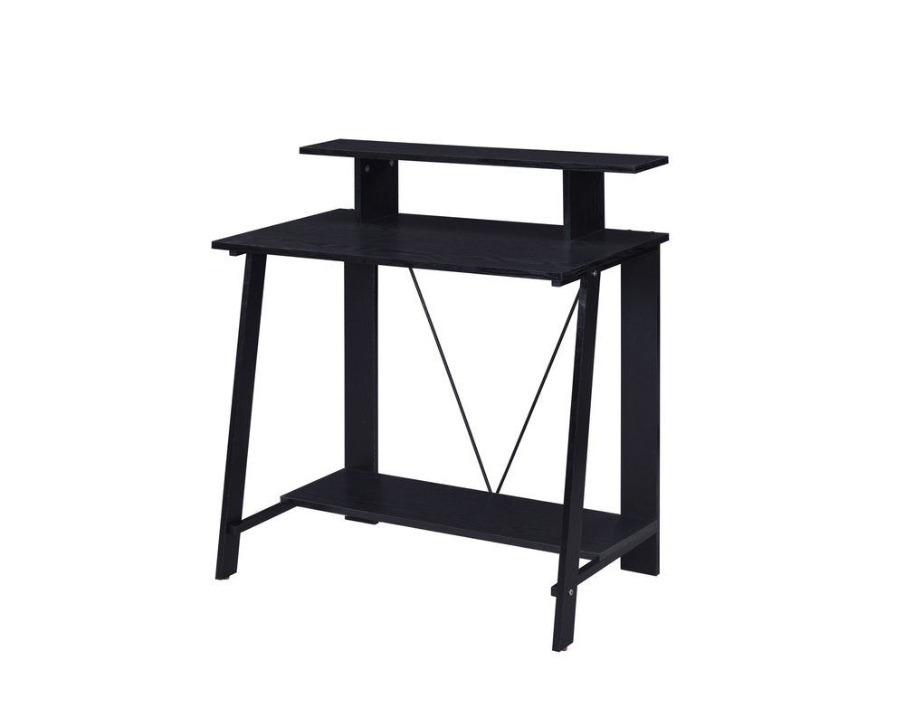 32" Black Writing Desk HomeRoots