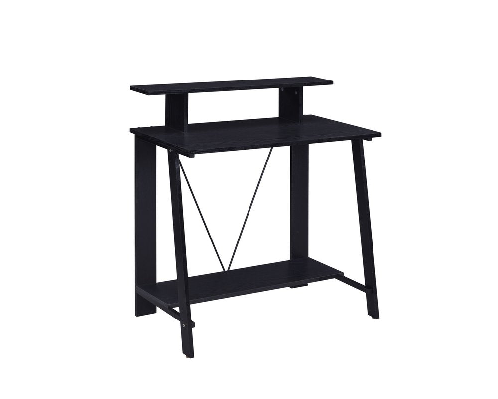 32" Black Writing Desk HomeRoots