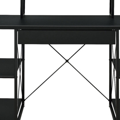 47" Black Computer Desk HomeRoots