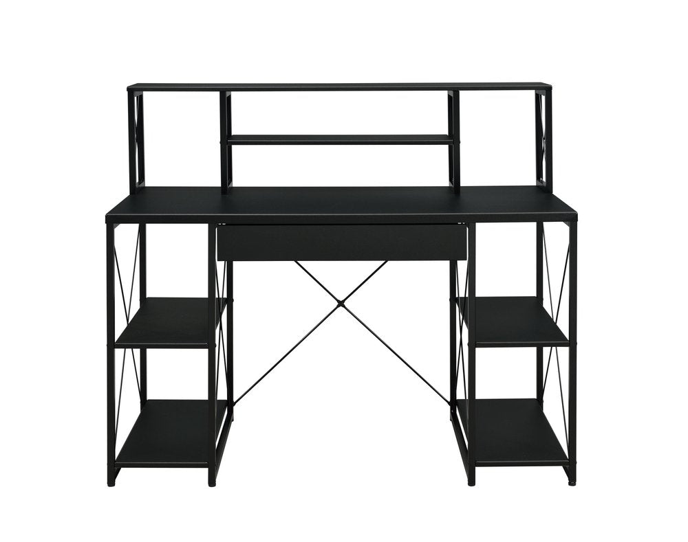 47" Black Computer Desk HomeRoots
