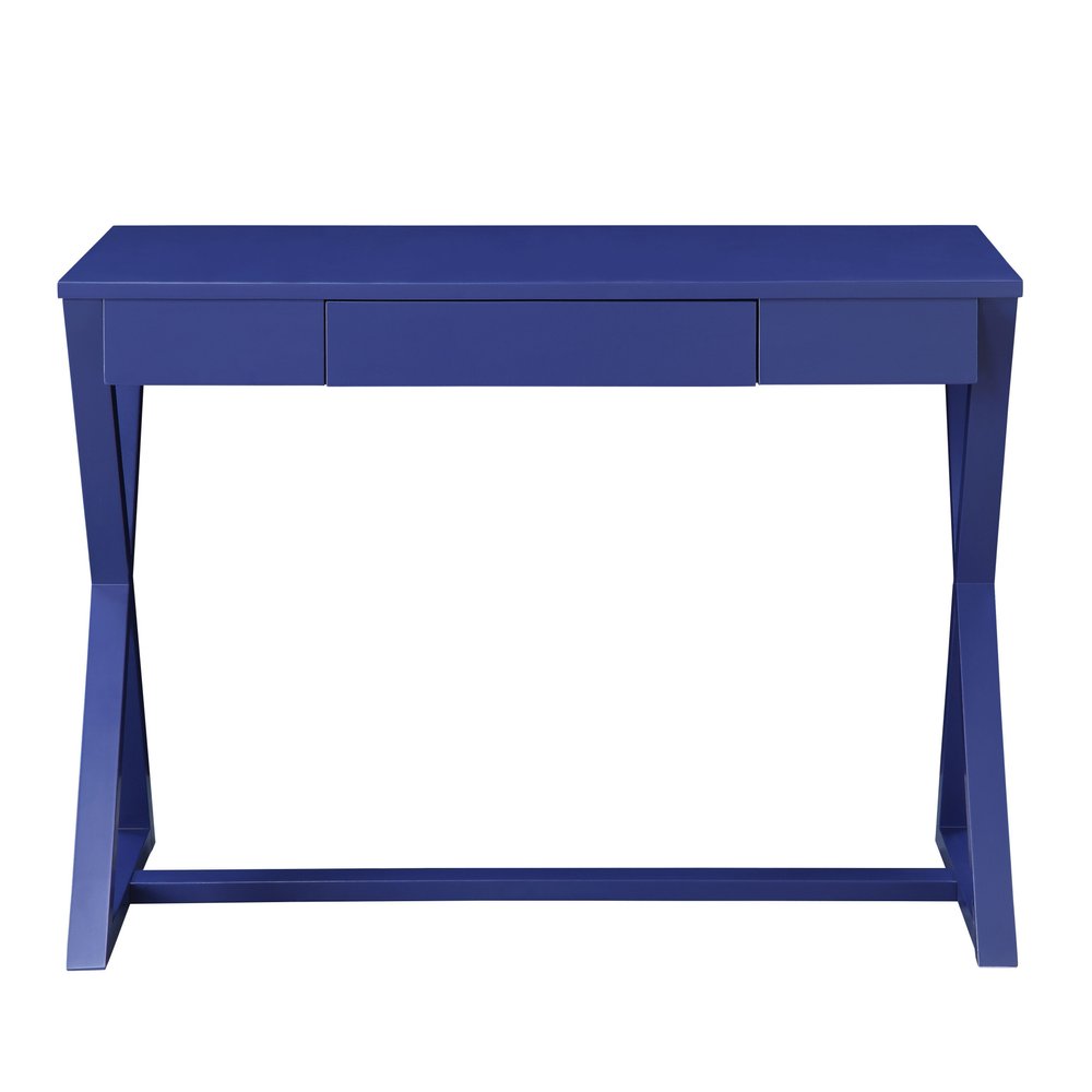 42" Blue Writing Desk HomeRoots
