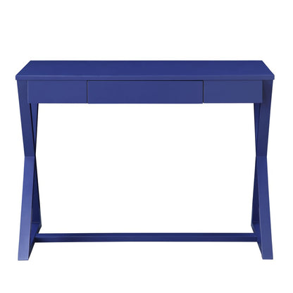 42" Blue Writing Desk HomeRoots