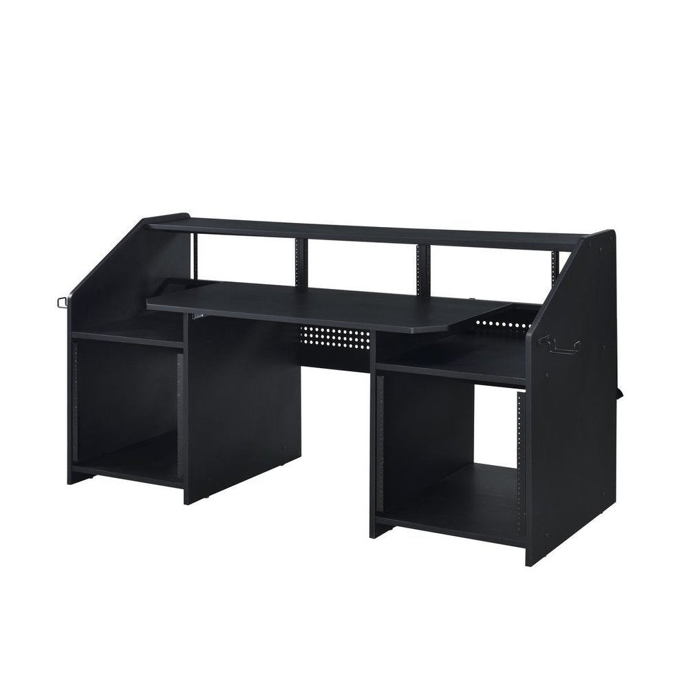 71" Black Music Desk — view 1