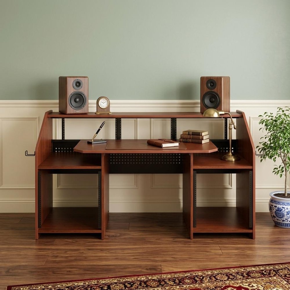 71" Brown Music Desk HomeRoots