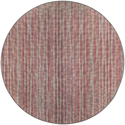 10' Pink Round Ombre Tufted Handmade Area Rug - 120.0" (L) x 168.0" (W) x 0.43" (H)