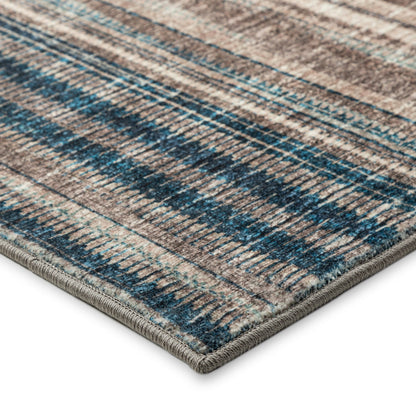 3' X 10' Brown Ombre Tufted Runner Rug