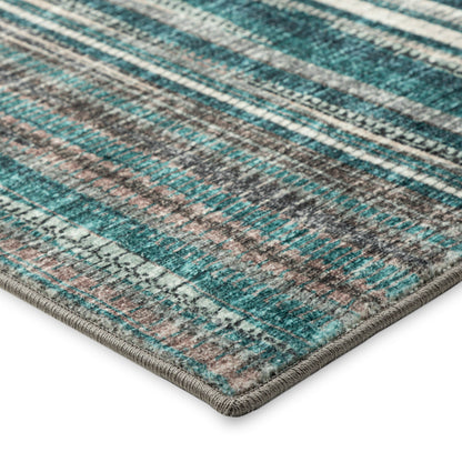 3' X 8' Blue Ombre Tufted Handmade Runner Rug