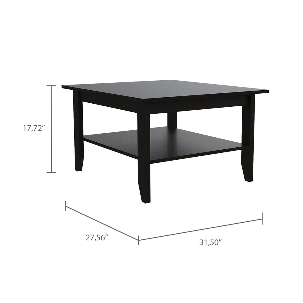 59" Black Open shelving TV Stand and Coffee Table HomeRoots