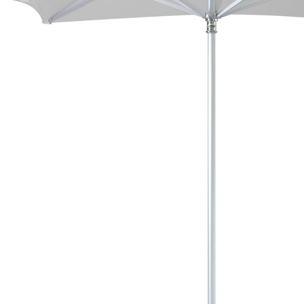 8' White Polyester Square Market Patio Umbrella HomeRoots