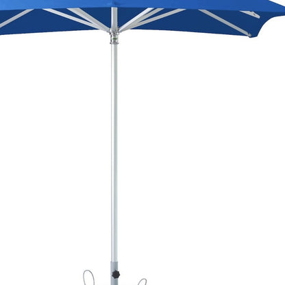 8' Blue Polyester Square Market Patio Umbrella HomeRoots