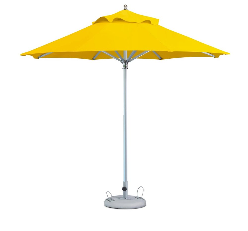 13' Yellow Polyester Round Market Patio Umbrella HomeRoots