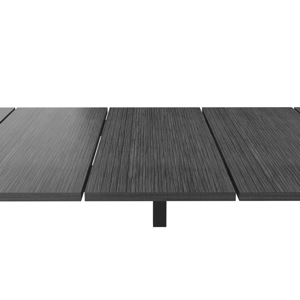 Smoky Black Wood Twin Bed Frame — view 5