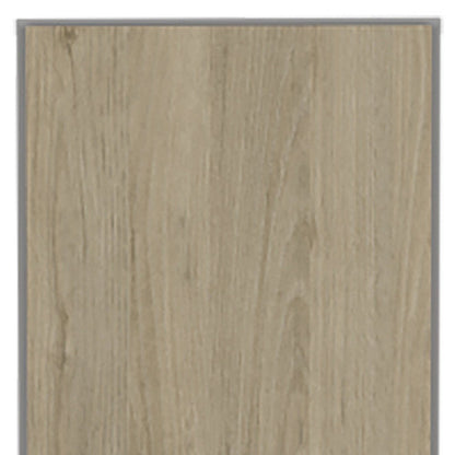 82" Gray And Oak Wood Pantry Or Storage Closet HomeRoots