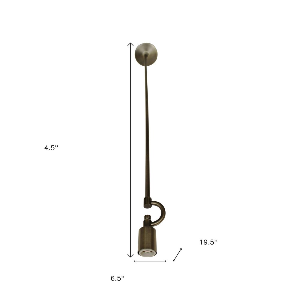 Brass Bulb Metal Chandelier — view 5
